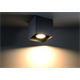 Lampada a soffitto QUAD 1 nero Sollux Lighting Deep Space