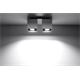 Lampada a soffitto QUAD 2 grigio Sollux Lighting Deep Space