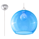 Lampada a sospensione BALL blu Sollux Lighting French Sky