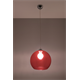 Lampada a sospensione BALL rossa Sollux Lighting French Sky