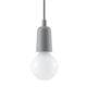 Lampada a sospensione DIEGO 1 grigio Sollux Lighting Nickel
