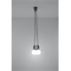 Lampada a sospensione DIEGO 3 grigio Sollux Lighting Nickel