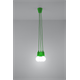 Lampada a sospensione DIEGO 3 verde Sollux Lighting Nickel