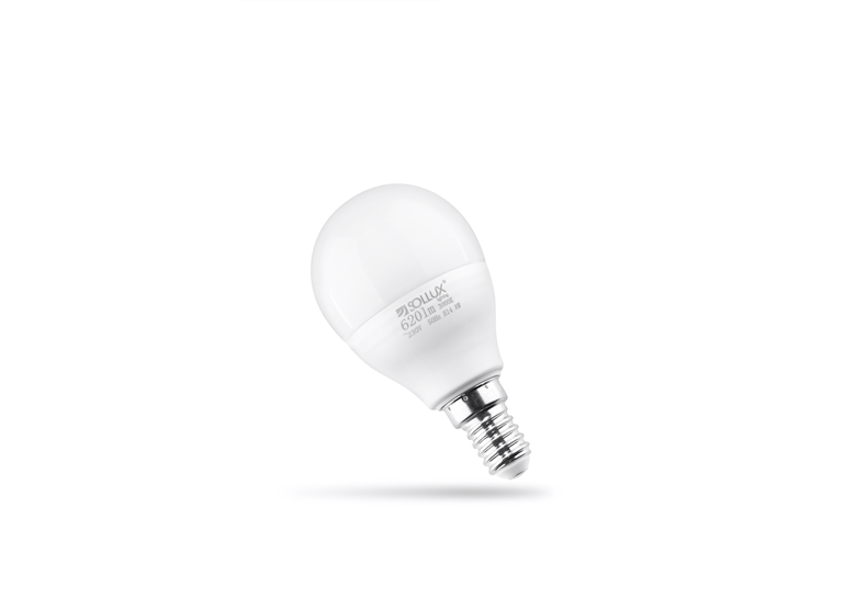 Lampadina LED E14 3000K 7,5W 620lm Sollux Lighting Sun Light