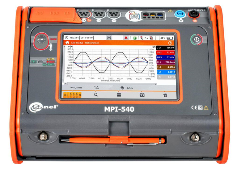 MPI-540 Misuratore di parametri di installazione elettrica (senza morsetti F-3A) Sonel WMPLMPI540S