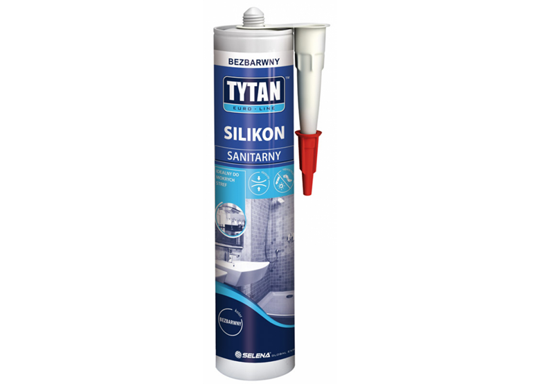 Silicone incolore sanitario 280ml Tytan Euro Line