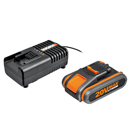 Batteria 20V e caricabatterie 2A Worx Power Share WA3604