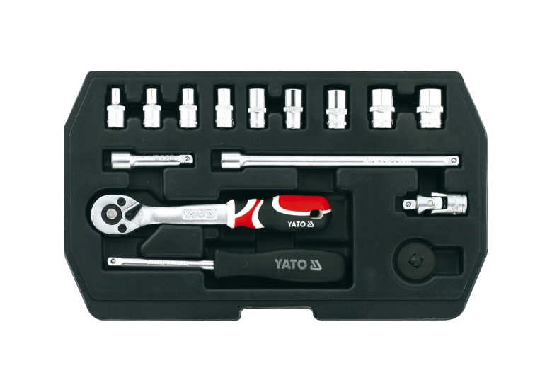 Set di utensili 1/4", 15 pezzi, XS Yato YT-1444 Yato YT-1444